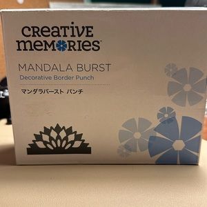 Creative memories Mandala burst punch
